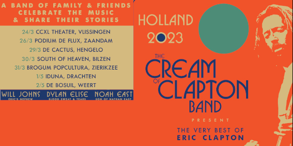 The music of Clapton & Cream - 30/03/23
